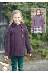 Duffle Coats in Hayfield Bonus Aran (2423)