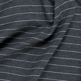 Ponte di Roma Jersey in Horizontal Grey Stripe - Per ½ Metre