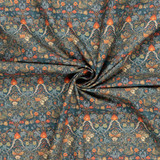 Cotton Poplin Print - Autumnal Acanthus - Per ½ Metre