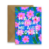 Image for Greeting Card - Me Auld Flower