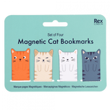 Magnetic Bookmarks (set of 4) - Cats
