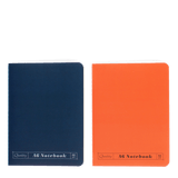 A6 notebooks (set of 2) - Orange & Blue