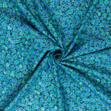 Shimmer Basics: Small Bubbles on Royal Ocean - 100% Cotton