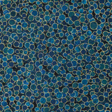 Shimmer Basics: Small Bubbles on Midnight Ocean - 100% Cotton