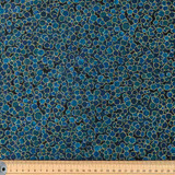 Shimmer Basics: Small Bubbles on Midnight Ocean - 100% Cotton