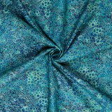 Shimmer Basics: Small Bubbles on Rain Pool - 100% Cotton