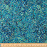 Shimmer Basics: Small Bubbles on Rain Pool - 100% Cotton