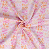 Sweet Blooms: Gingham Blossom - 100% Cotton