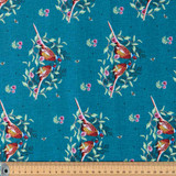 Woodland Wanderers: Resting Pheasants - 100% Cotton