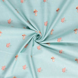 Falling Leaves: Textured Mushroom - 100% Cotton