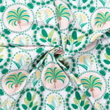 Mediterranean Medley: Palm Botanico - 100% Cotton