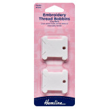Embroidery Thread Bobbins (50pcs) - Plastic Card