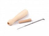 Felting Needle w/Wooden Handle