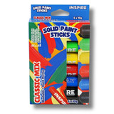 Solid Paint Sticks (6pcs) - Bright Colours