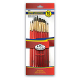 Royal & Langnickel Sabline Shader/Round Brush Set (10pk)