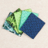 Fat Quarter Bundle (5pcs) - Cool Tones Blender Bundle 1