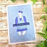 A6 Clear Stamp Set (13pk) - Rustic Homestead Sentiments