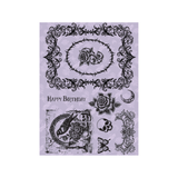 A5 Stamp Set - Gothic Midnight Elegy