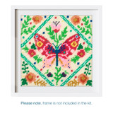 Half Stitch Tapestry Kit - Floral Butterfly