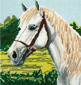 Counted Cross Stitch Kit - Large White Horse