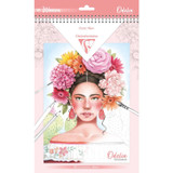 A4 Multi-Technique Pre Drawn Colouring Pad - Women