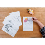 A4 Multi-Technique Pre Drawn Colouring Pad - Women