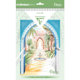 A4 Multi-Technique Pre Drawn Colouring Pad - Gardens