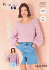 Crochet Sweaters in Stylecraft Colour Burst, Cotton Twist DK (10207) - PDF - CROCHET