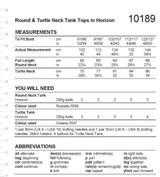 Round & Turtle Neck Tank Tops in Stylecraft Horizon Chunky (10189) - PDF