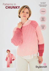 Sweater, Headband & Scarf in Stylecraft Horizon Chunky (10187) - PDF