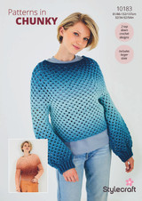 Crochet Sweaters in Stylecraft Horizon Chunky (10183) - PDF - CROCHET