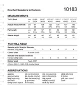Crochet Sweaters in Stylecraft Horizon Chunky (10183) - PDF - CROCHET