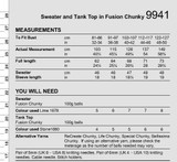 Sweater & Tank Top in Stylecraft Fusion Chunky (9941)