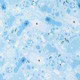Fun Flannels: Animals on Blue - 100% Cotton
