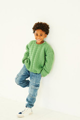 Crochet Sweater Tank, Scarf & Hat in Stylecraft Merry Go Round DK & Special DK (10197) - CROCHET