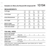 Sweaters in Stylecraft Merry Go Round DK & Special DK (10194)