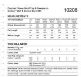 Crochet Vest & Sweater in Stylecraft Colour Burst, Cotton Twist DK (10208) - CROCHET