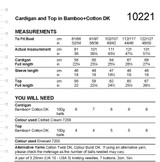 Cardigan & Top in Stylecraft Naturals Bamboo + Cotton DK (10221)