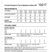 Crochet Sweater & Top in Stylecraft Naturals Bamboo + Cotton DK (10217) - CROCHET