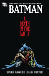 Book cover for Batman: A Death in the Family by Jim Starlin