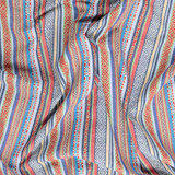 Recycled Ethnic Jacquard: Multi Stripe - Per ½ Metre