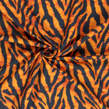Cotton Poplin Print - Tiger Print - Per ½ Metre