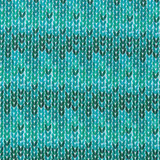 Orla Kiely Inspired Pattern in Aqua Tones - 100% cotton