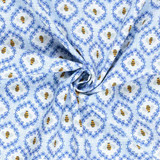 Buzzing Around the Garden: Bees Buzzing - 100% Cotton