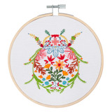 Embroidery Kit w/Hoop - Bug
