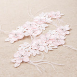 Pearl Appliqué w/Feathers