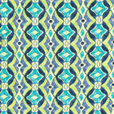 Double-Sided Quilted Viscose w/Lattice Geo in Pistachio - Per ¼ Metre