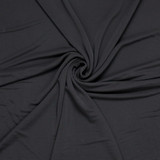 100% Viscose in Black - Per ½ Metre