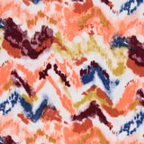 Cotton Watercolour Brush Gauze in Apricot - Per ½ Metre