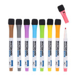 Concept Bullet Tip Whiteboard Markers w/Eraser Lid (8pk)